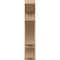 Ekena Millwork 8-in W x 30-in D x 38-in H Balboa Slat Rough Cedar Woodgrain TimberThane Outlooker, Primed Tan OUTUR080X30X38BOA24RCPR - alternate 5